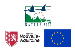 Logos Natura 2000, Région Nouvelle Aquitaine et Europe